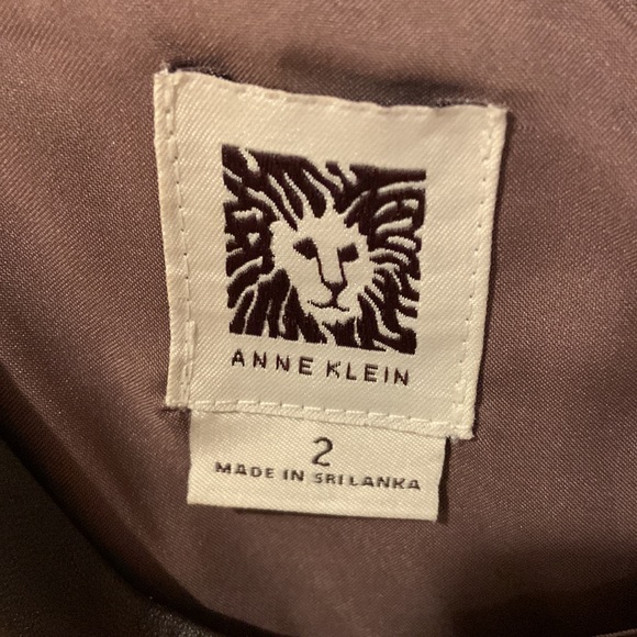 Anne Klein brown sleeveless dress—simply classic! - Picture 3 of 5